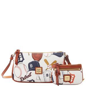 Dooney & Bourke MLB Detroit Tigers Lexi Crossbody Sm Coin Case - TIGERS